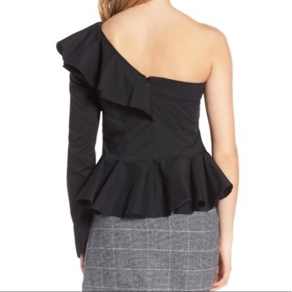 Leith Ruffled One Shoulder Top - Picture 2 of 2